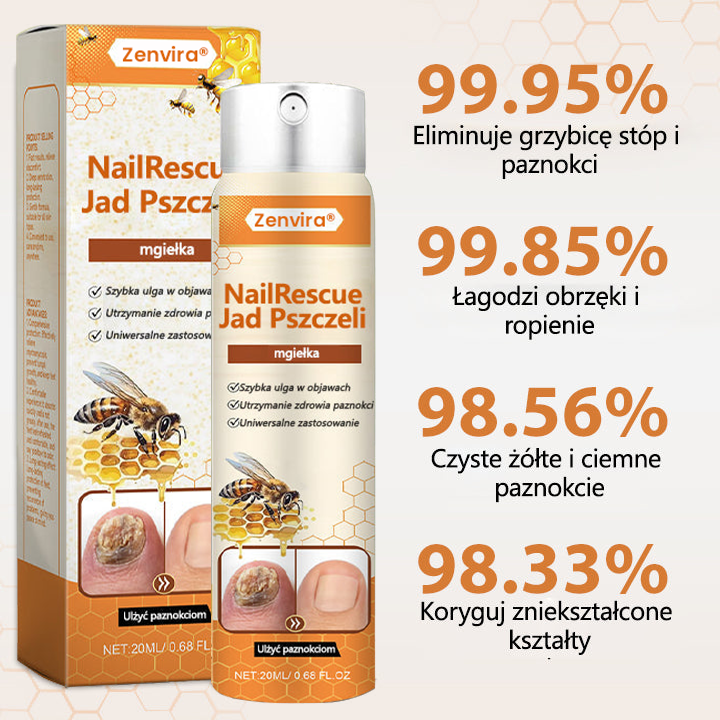【Doporučeno odborníky】💛💛Zenvira® NailRescue Přírodní Sprej — ✅ Prokázaná účinnost proti lámavosti a žloutnutí nehtů během 7 dní!