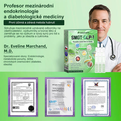 👩‍⚕️Klinicky ověřeno | CrazyLeaf® SMGT-GLP-1 Slim & Vitality – orální roztok proti přebytečné váze, tlaku, cukru, tukové játre, bolestem kloubů, únavě, nízké energii a ochablé pokožce. Lepší zdraví, více energie!