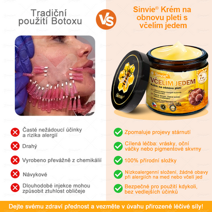 🐝🐝 Sinvie® Krém na obnovu pleti s včelím jedem 👨‍⚕ Doporučeno dermatology ✅CE schváleno - 50ml